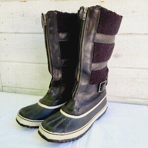 Sorel Women's Black Waterproof Helen of Tundra II Winter Snow Boots - size 9